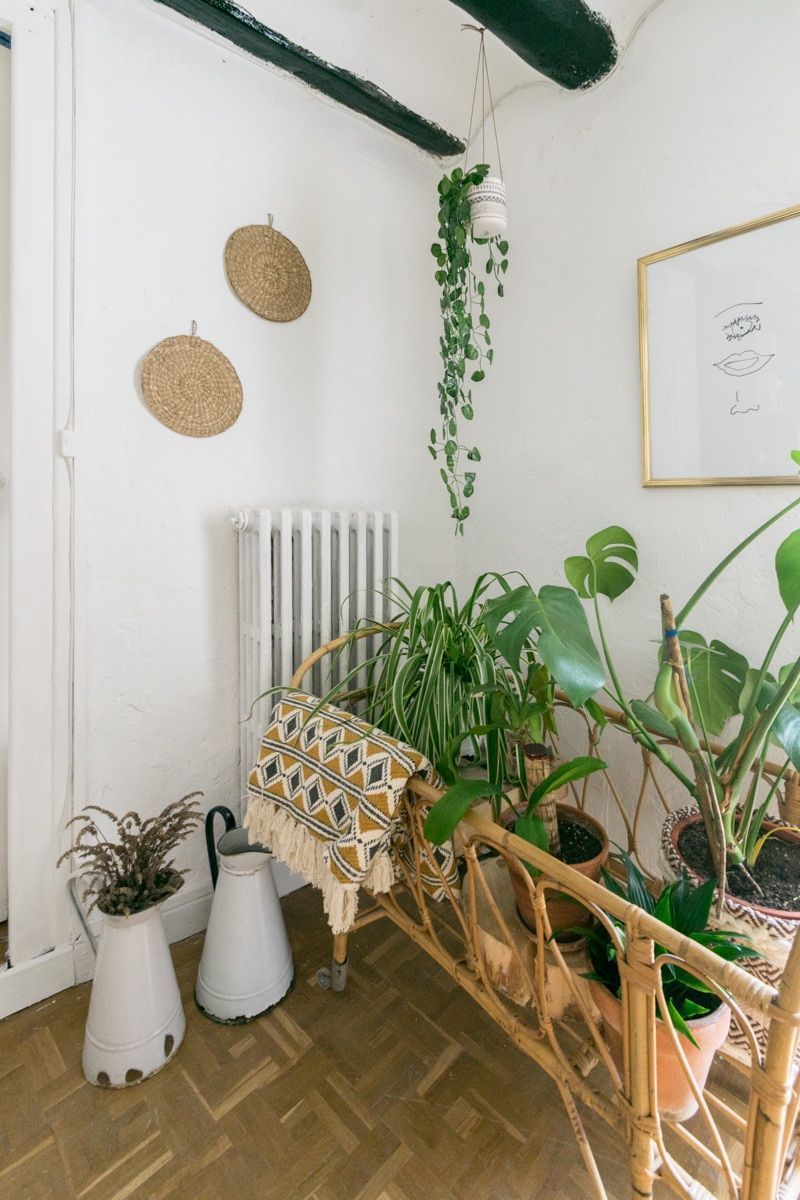 pared estilo boho